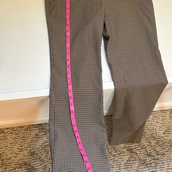 Rafaella women's Houndstooth Brown & Black Pants Size 12 - Picture 8 of 9